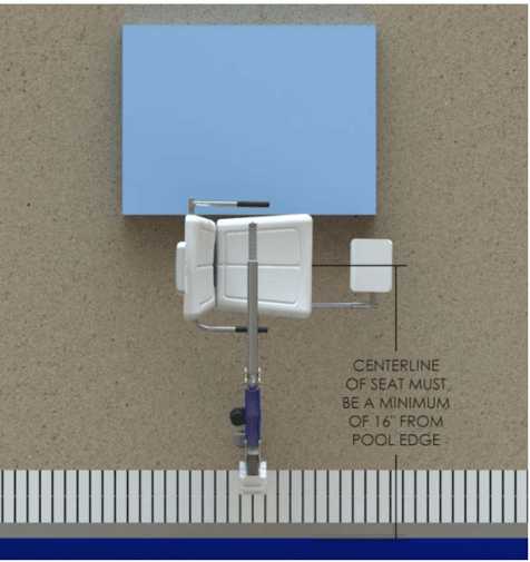 ADA compliance lift position