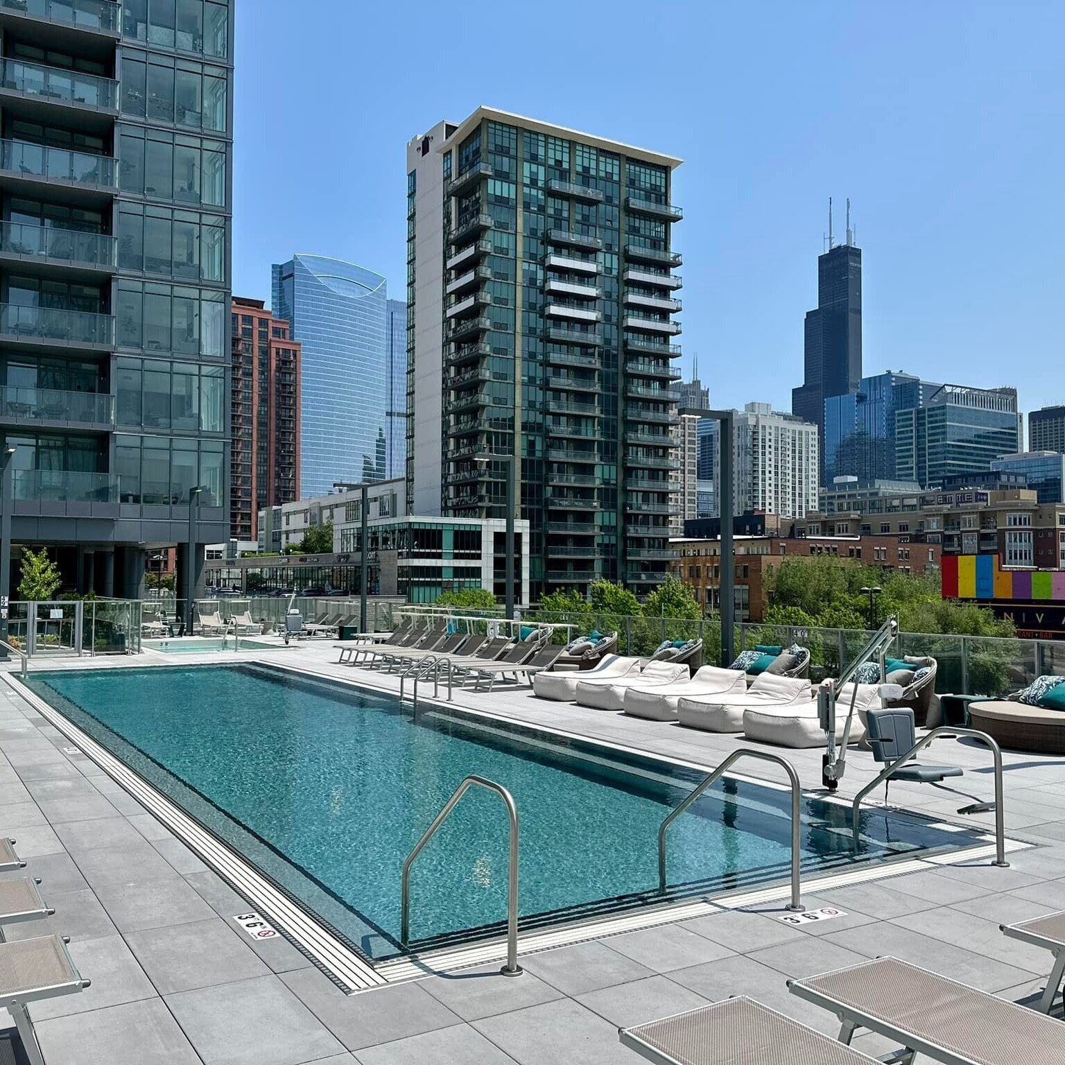 Luxury Condominiums With Rooftop Pool Water Features