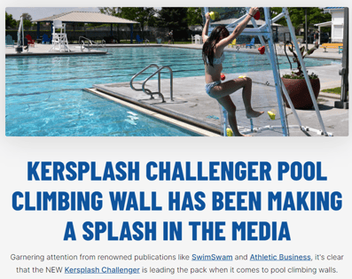 Kersplash Challenger in the News Media