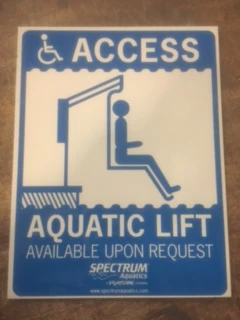 ADA Pool Sign