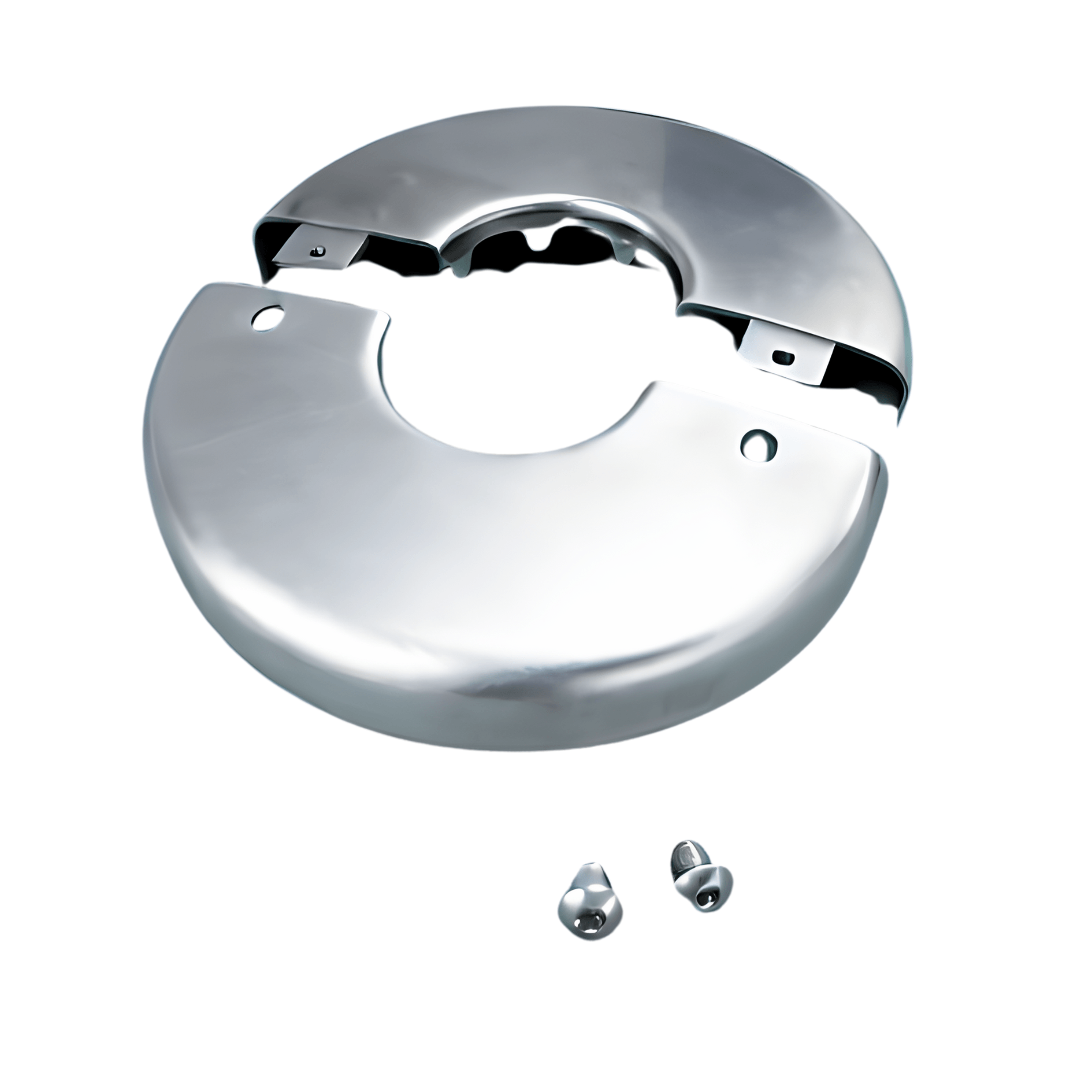 Stainless Steel Split Escutcheon with screws