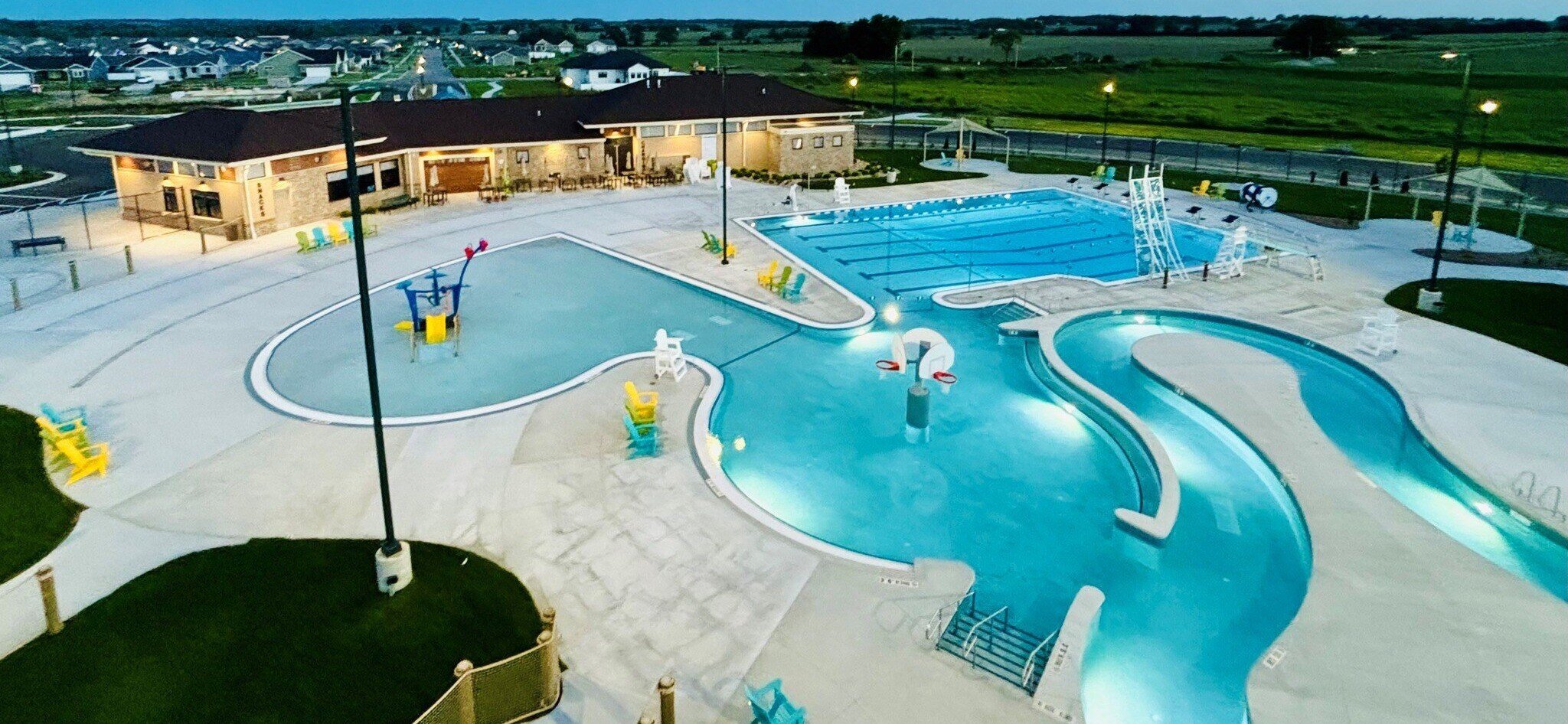 American Stainless Steel pool equipment at an outdoor pool