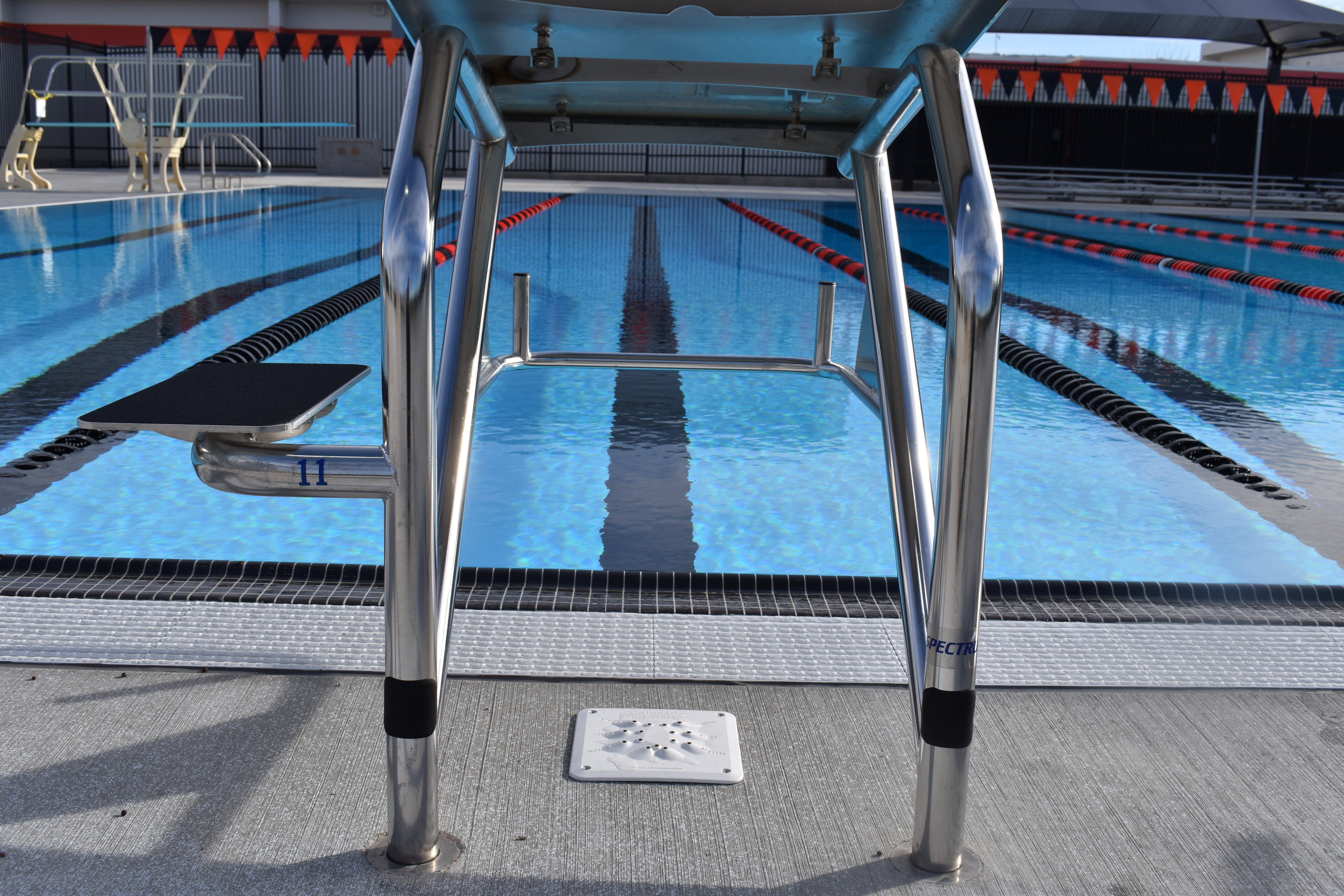 Xcellerator Swimming Starting Blocks with Expansion Post Anchors