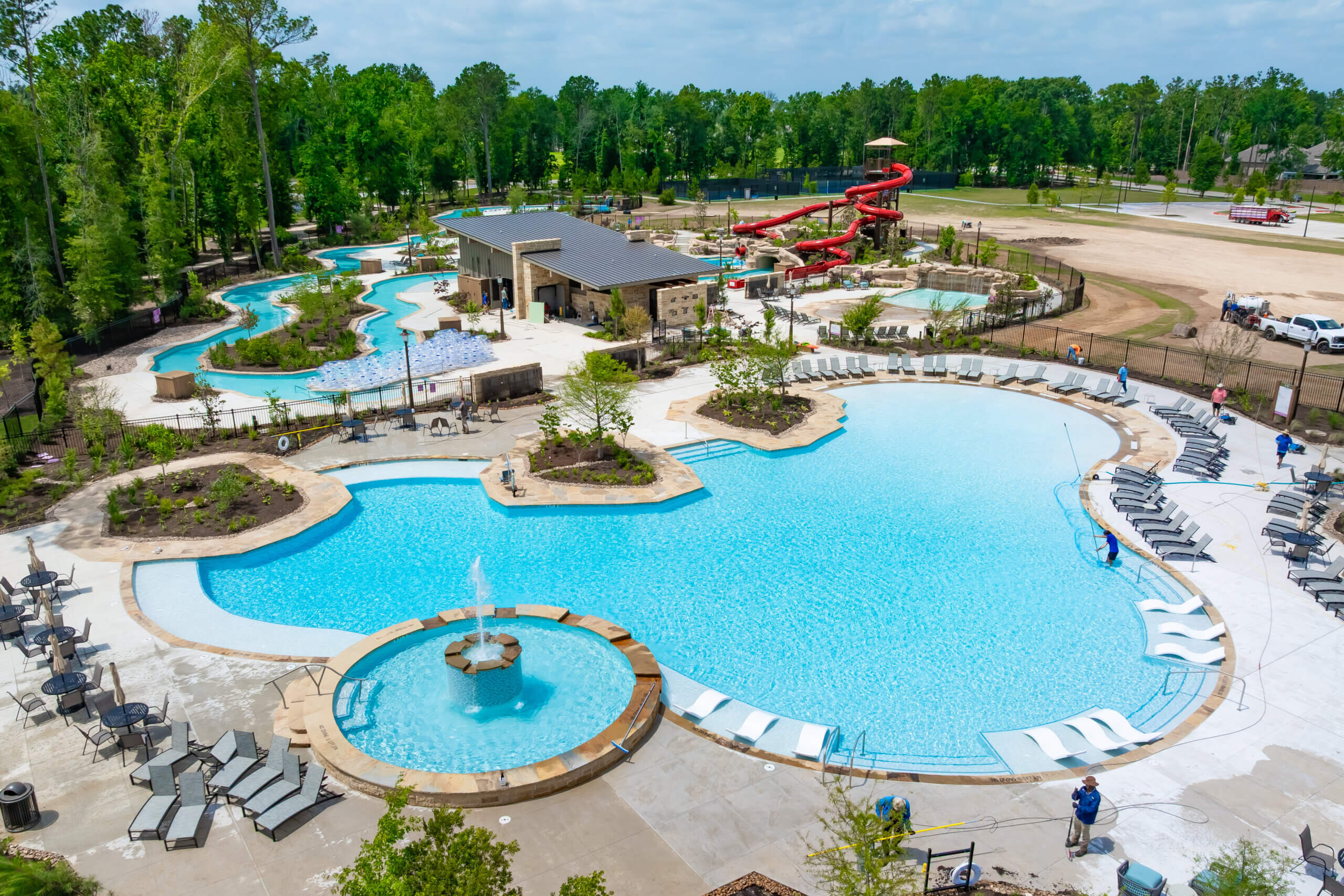 Custom American-made stainless steel for pools and aquatic centers