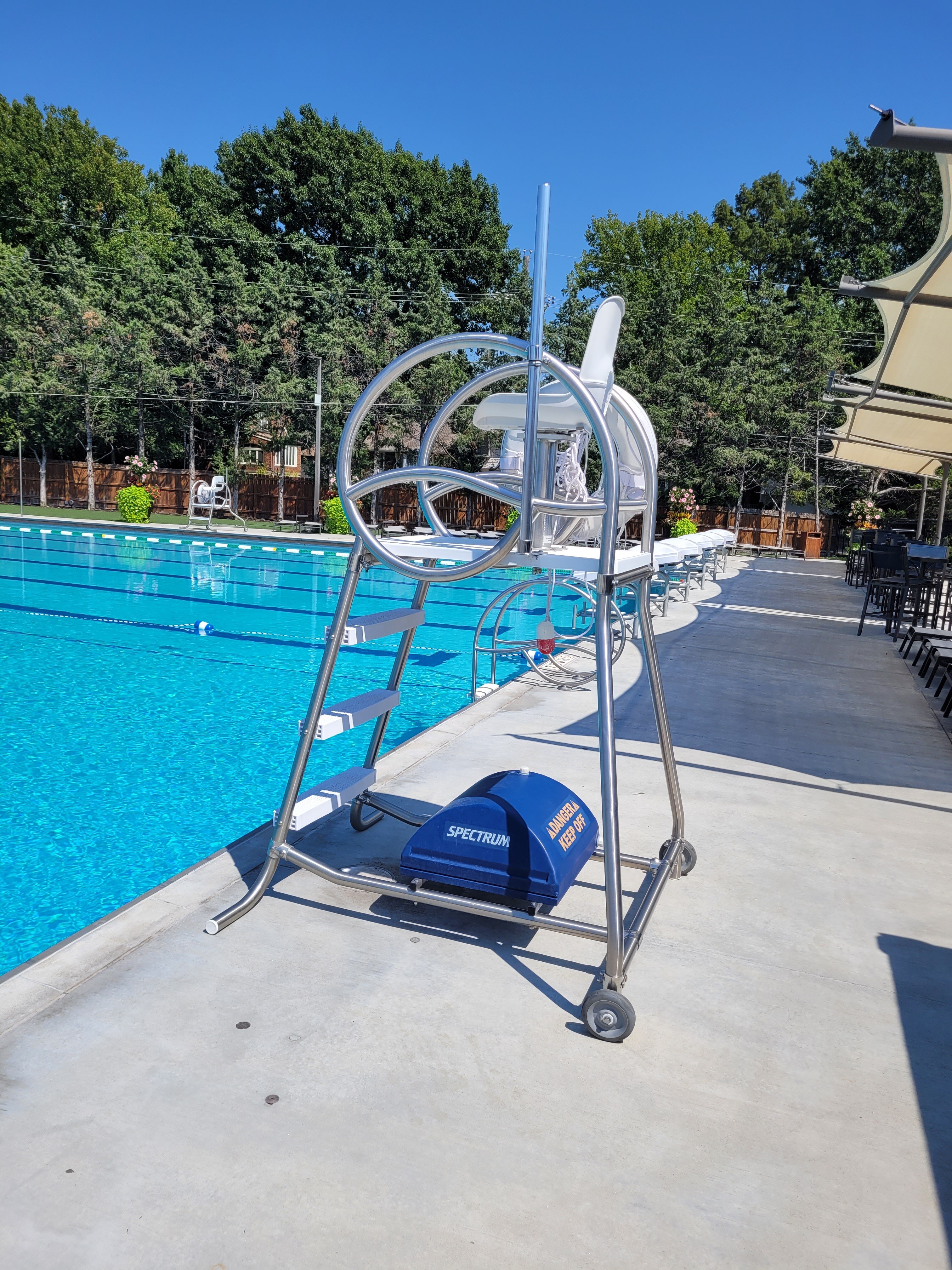 Solarian Stainless Steel Portable Lifeguard Chair