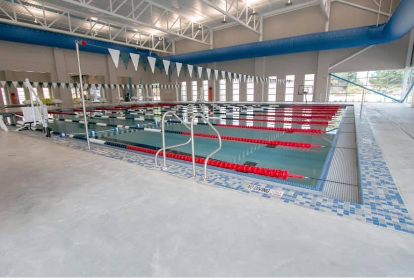 Cisco Grab Rails at indoor pool