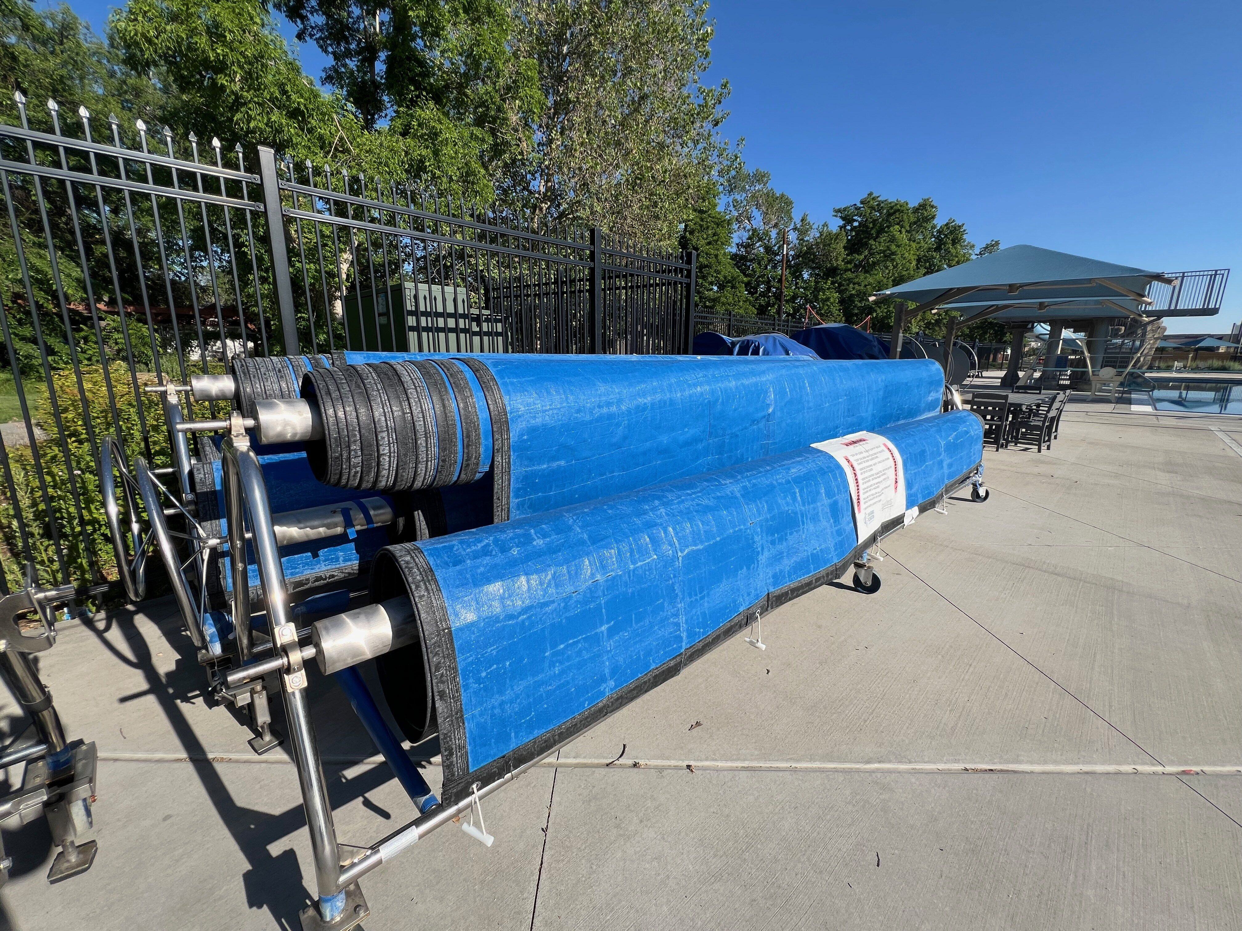 Pools covers on Triple reels 