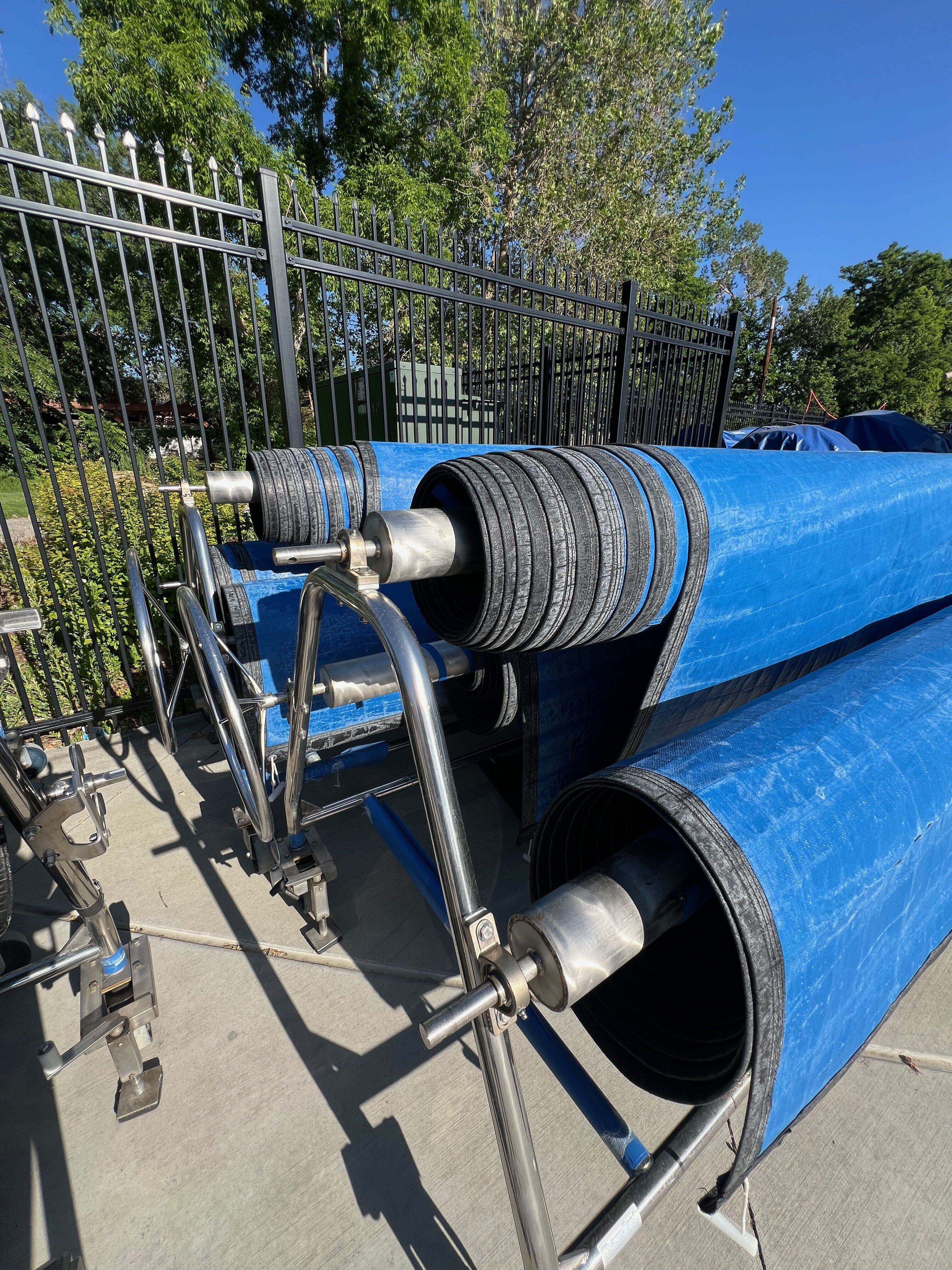 Pools covers on Triple reels 