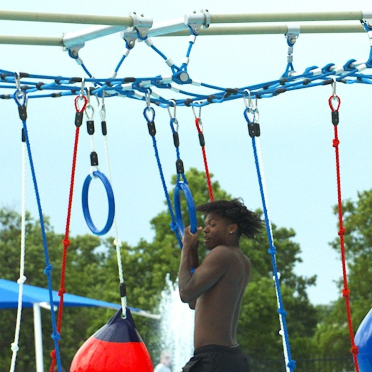 Young man on the AquaNinja FLX® 