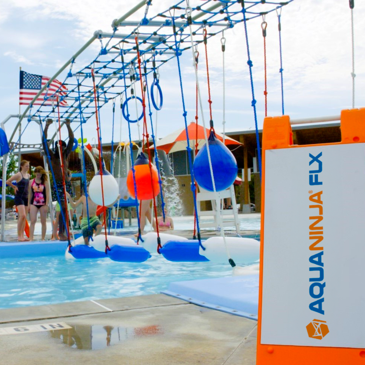 AquaNinja FLX®, the best over the water obstacle course