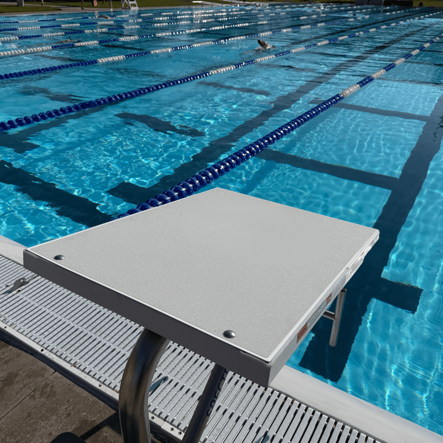 Dash starting block, side view