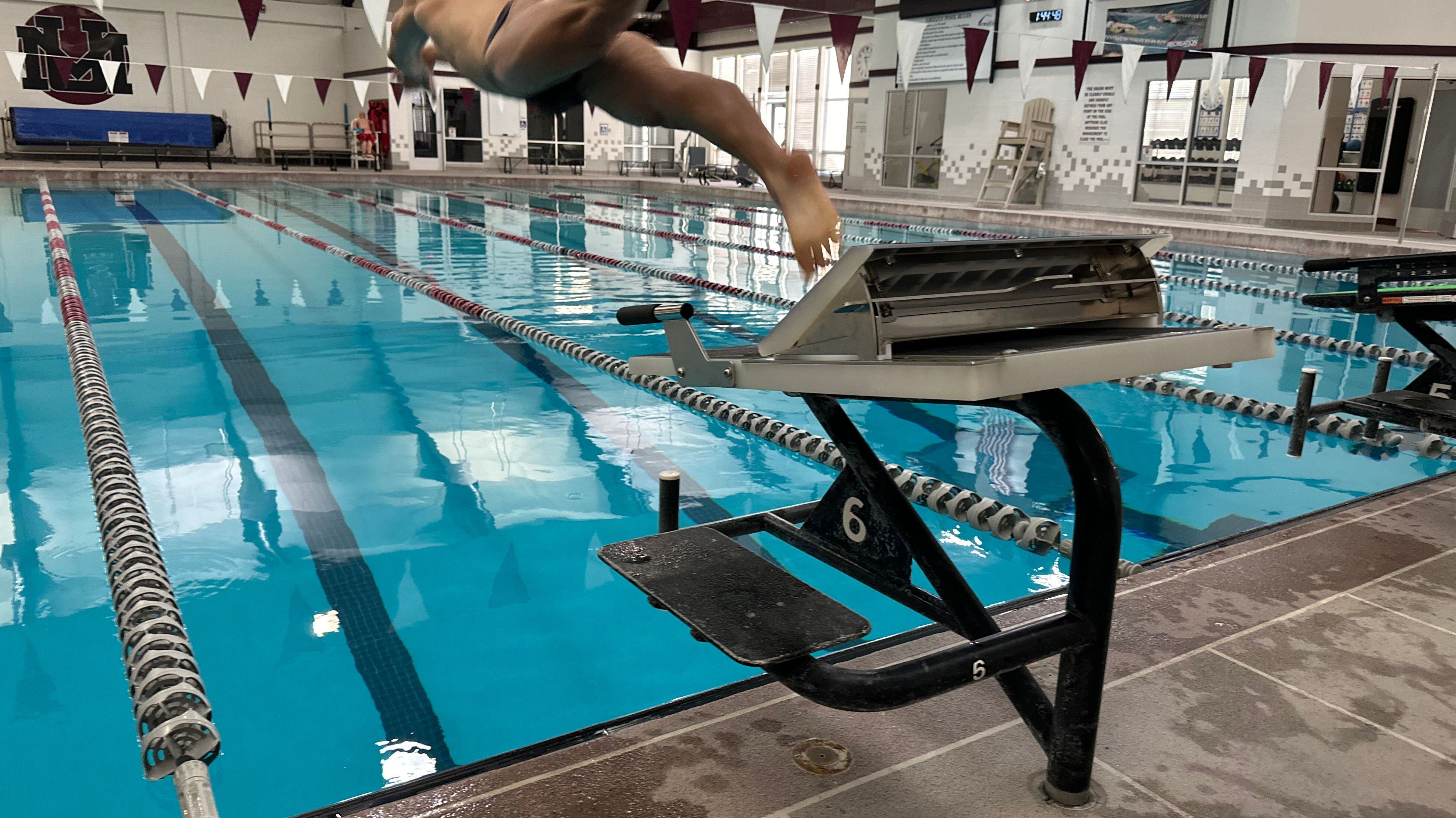 Athlete jumping off Sprint with Rapid Lock